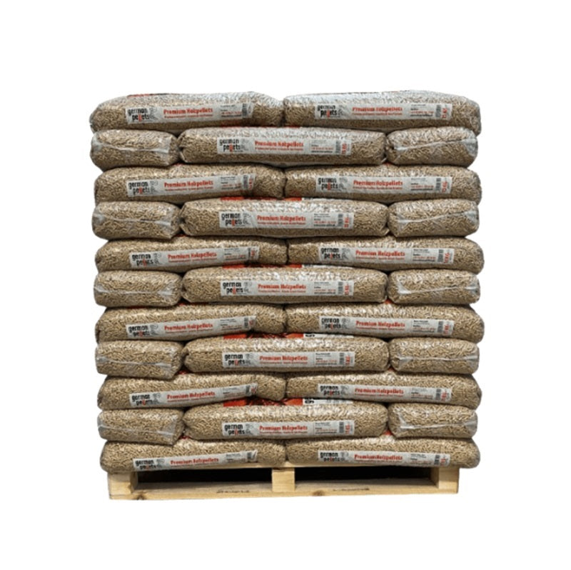 German Pellets | ENplus A1 houtpellets | 100% Naaldhout – 1 pallet (66 zakken)990kg