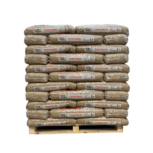 German Pellets | ENplus A1 houtpellets | 100% Naaldhout – 1 pallet (66 zakken)990kg